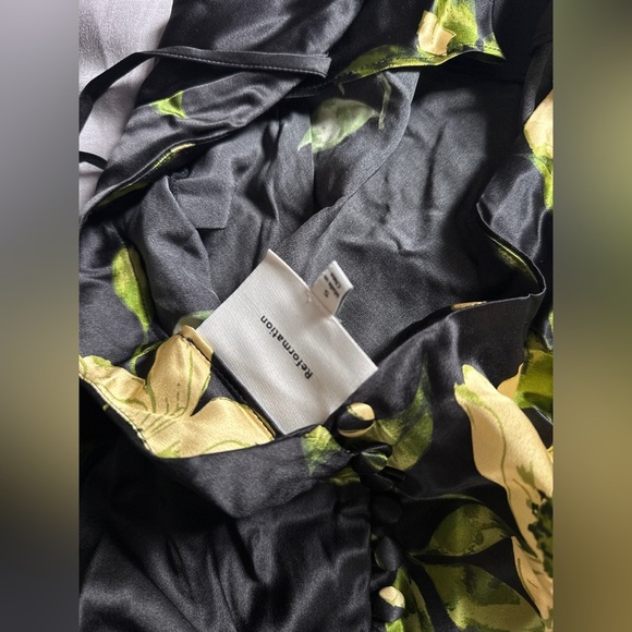 Reformation Jennis Silk Dress Size S - Picture 6 of 6